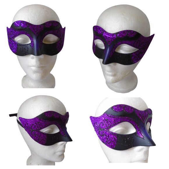 Couples Venetian Masquerade Carnival Party Mask 1 Set two masks 3446 - Picture 4 of 5